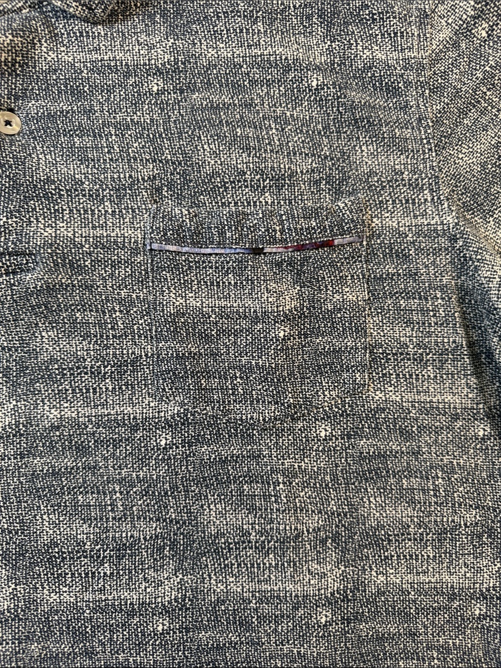 Hammer Made Mens XL Heathered Gray Short Sleeve Polo Shirt Knit Chest Pocket - Picture 3 of 4
